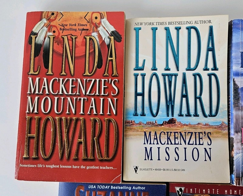 Lot Of 10 Paperback Novels Military Romantic Suspense Books Howard / Brockman gallery