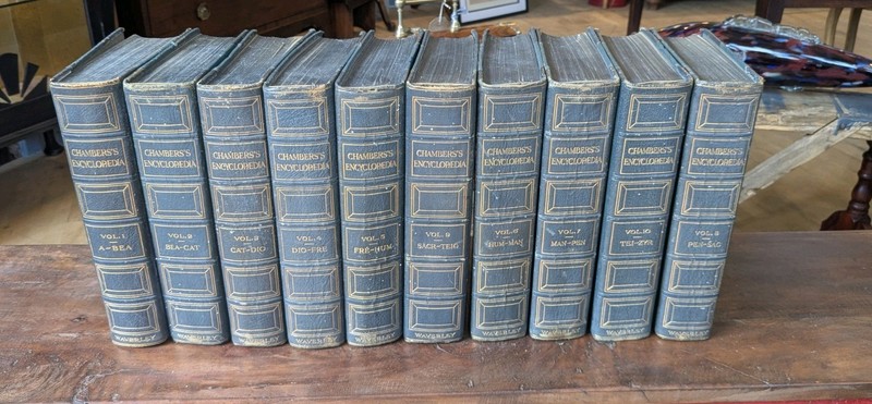 Chambers Encylopedia In 10 Volumes 1927 Illustrated