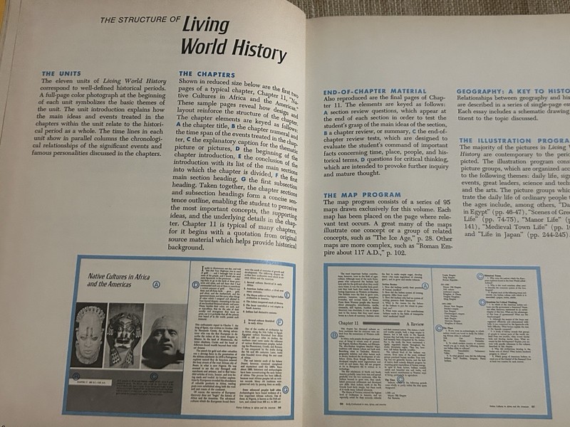 Vintage World History Textbook ‘Living World History 5th Edition’ 1982 HC gallery