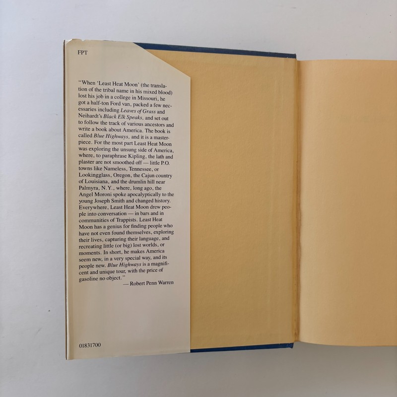 Blue Highways - A Journey into America by William Least Heat Moon 1982 1st Ed. gallery
