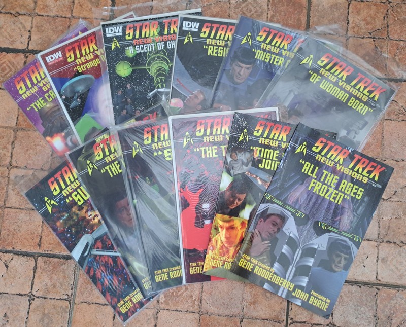 12 x Star Trek: New Visions ComicsGraphic Novels Assorted John Byrne