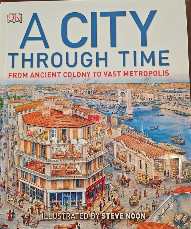City Through Time by Philip Steele (2013, Hardcover)