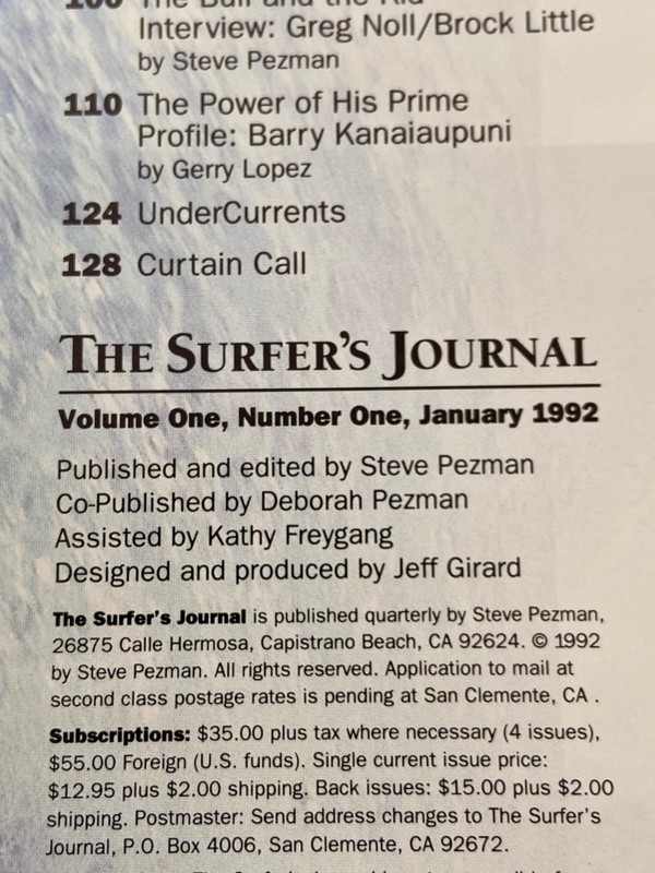 The Surfers Journal Volume 1 Books 1, 2, 3, and 4 First Year surfer surfing mag gallery