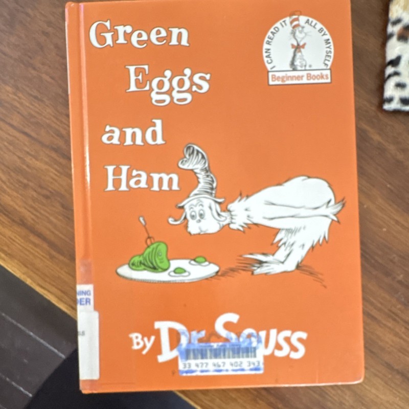 Dr. Seuss Green Eggs and Ham Library Binding Large Type (Beginner Books)