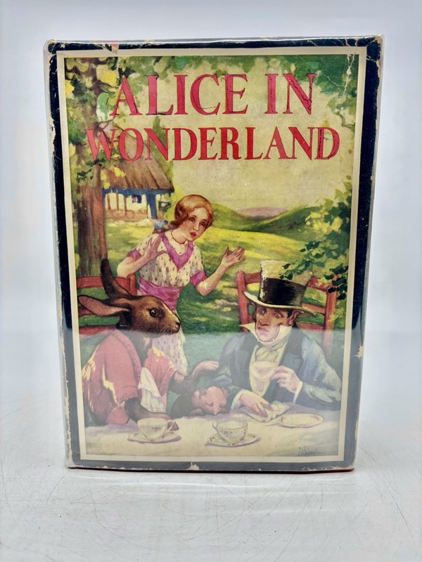 Alice In Wonderland, Lewis Carroll A. E. Jackson Illustr Circa 1930s Original DJ gallery