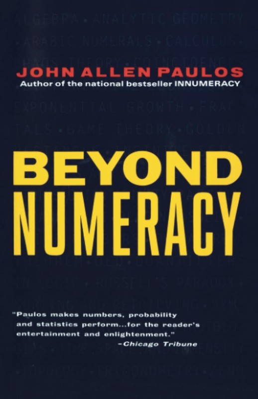 Beyond Numeracy – paperback Paulos, John Allen