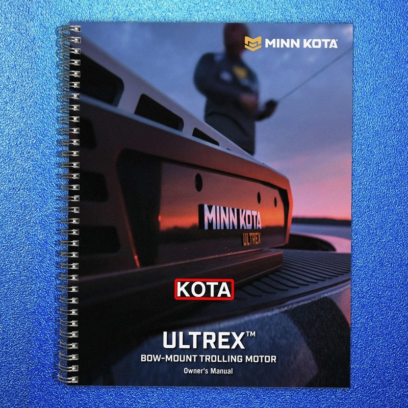 MINN KOTA Ultrex Bow Mount Trolling Motor Owners Manual 2015 – WIRE CLOSURE