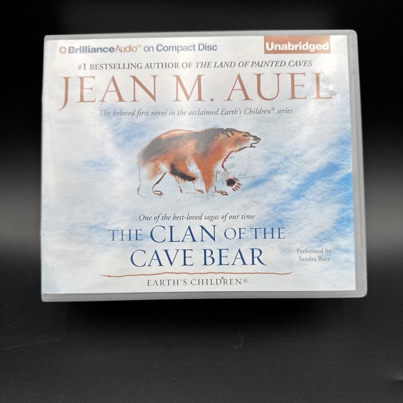 Clan of the Cave Bear Jean M Auel Audio Book 19-CDs Earth’s Children Sandra Burr