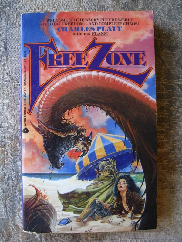 Charles Platt - Free Zone - 1989 - paperback
