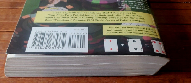 No Limit Hold 'Em : Theory And Practice 1st Edition 1st Printing Signed PB gallery