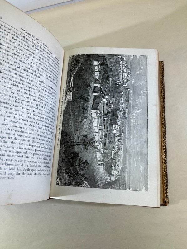 Thoughts on The Book of Daniel Revelation Uriah Smith 1889 Leather Book DS75 gallery