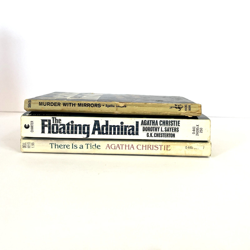 Vintage There is a Tide Lot of 3 Books Softcover Agatha Christie gallery