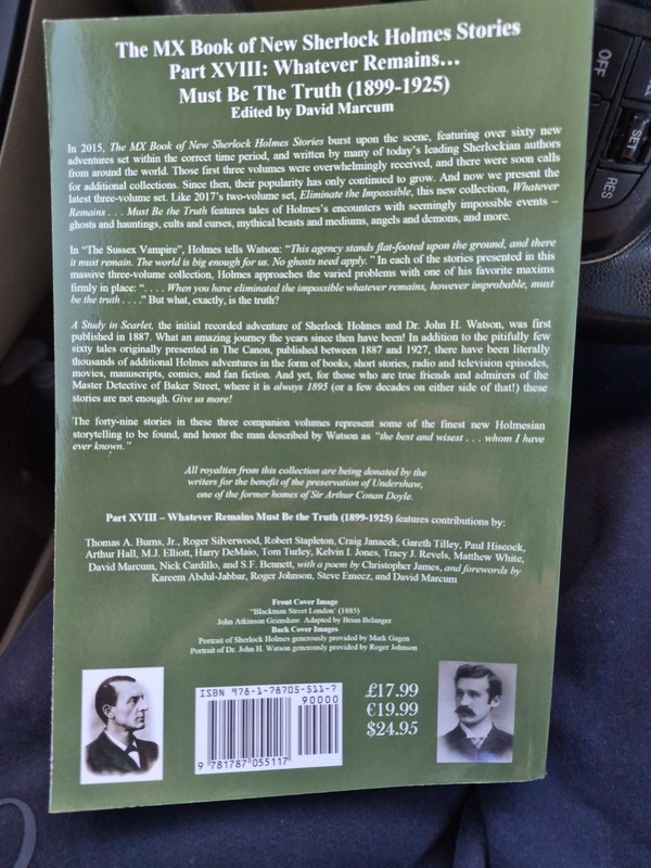 David Marcum The MX Book of New Sherlock Holmes Stories (Paperback) (UK IMPORT) gallery