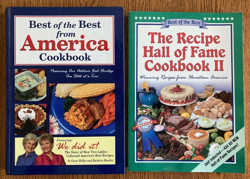 Lot of 2 BEST OF THE BEST COOKBOOKS – AMERICA & RECIPE HALL OF FAME II – GR8!!