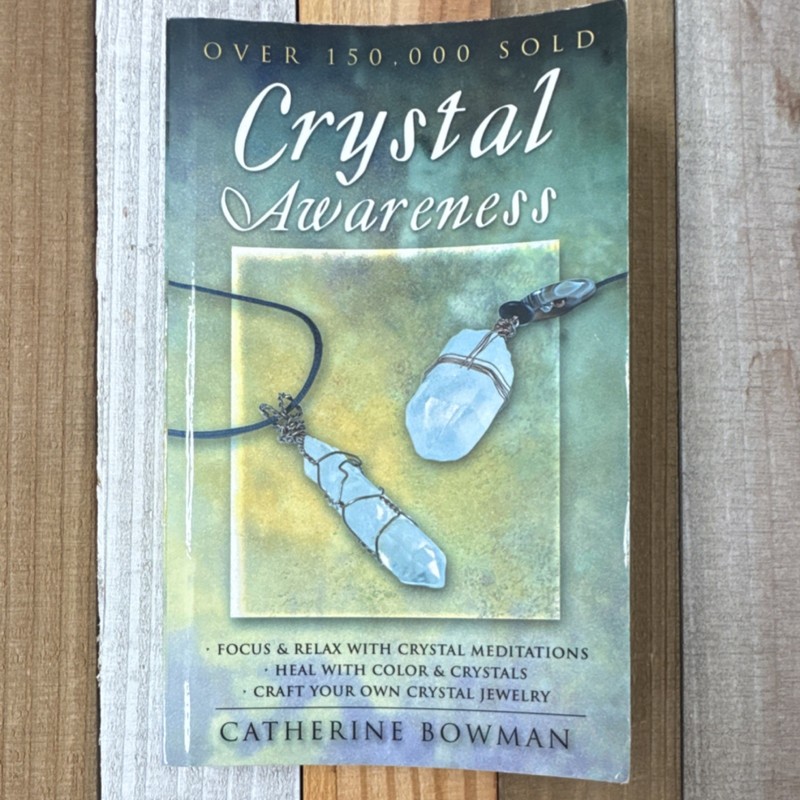 Crystal Awareness by Catherine Bowman Paperback Llewellyn Guidebook Crystals