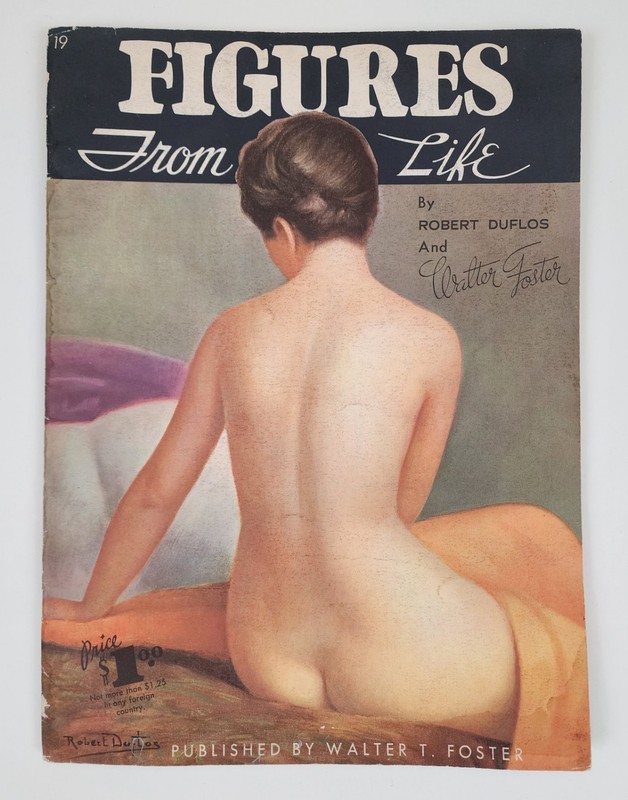 Vintage How To Draw Book The FIGURES FROM LIFE Fritz Willis & Walter T. Foster