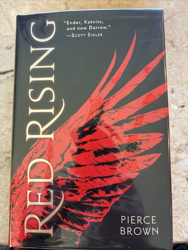 Red Rising Pierce Brown Signed, Lined And Dated Year Of Publication 1st/1st