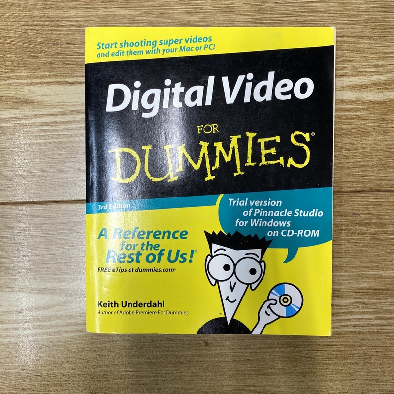 Digital Video For Dummies Paperback With CD 3rd Edition Keith Underdahl