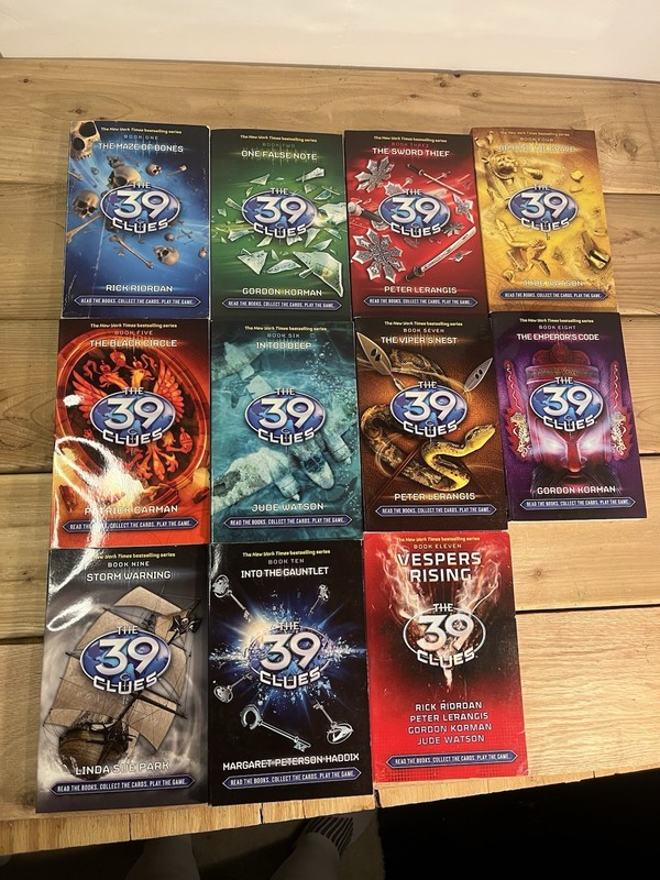 39 Clues complete series 1-11 set 1 2 3 4 5 6 7 8 9 10 11 paperback PB lot