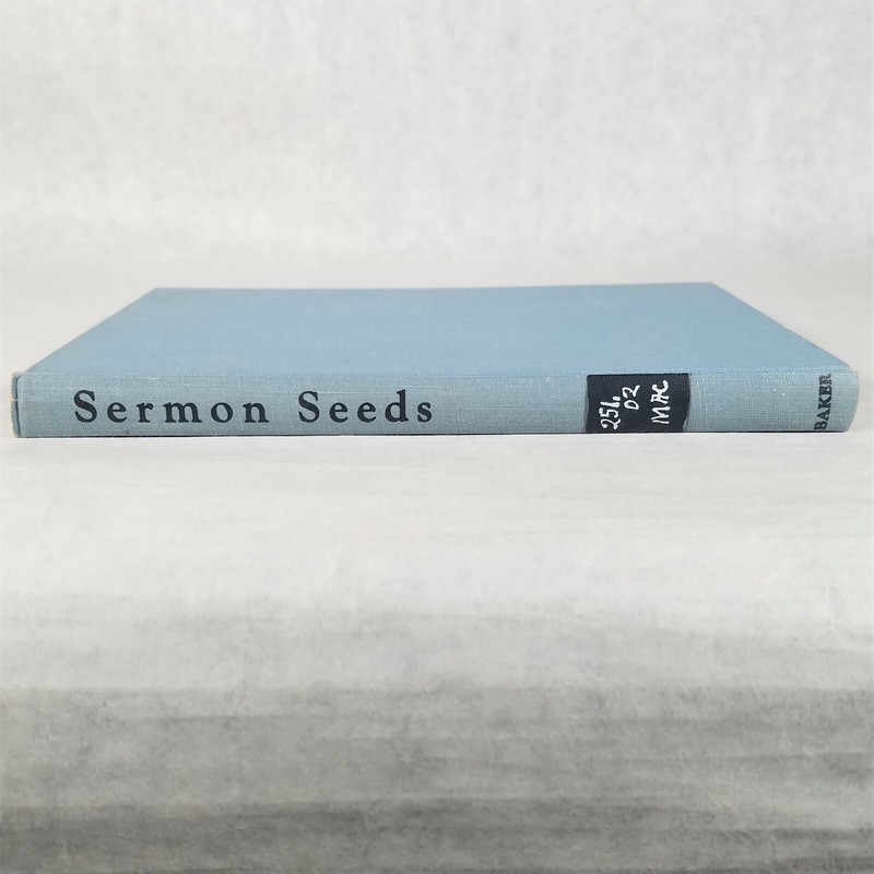 Sermon Seeds: Vol 10 in Minister’s Handbook Series – 1956 Hardcover