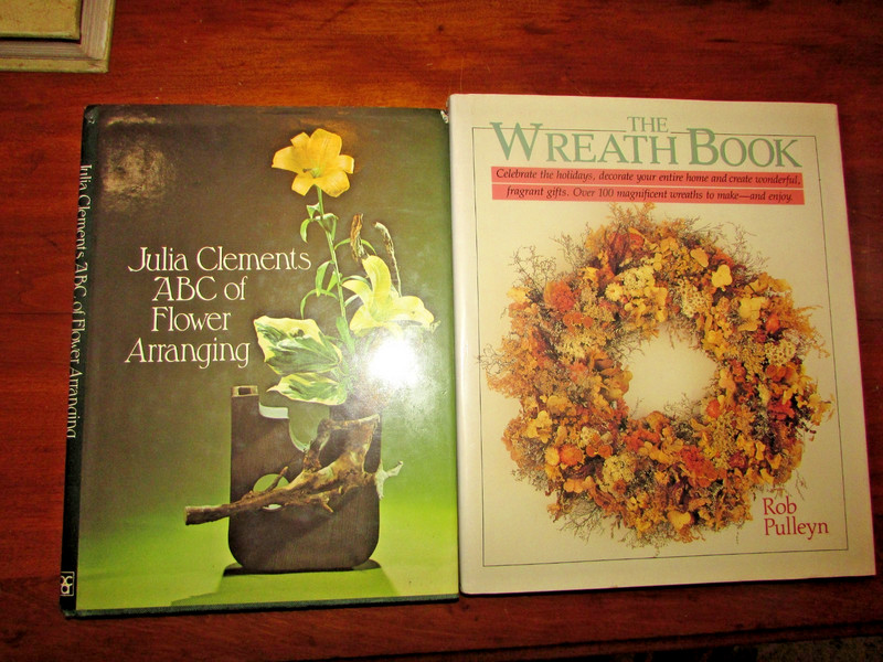 Flower Arranging, The ABC of, by Julia Clements 1976 HC; Wreath Book, The, Lot 2