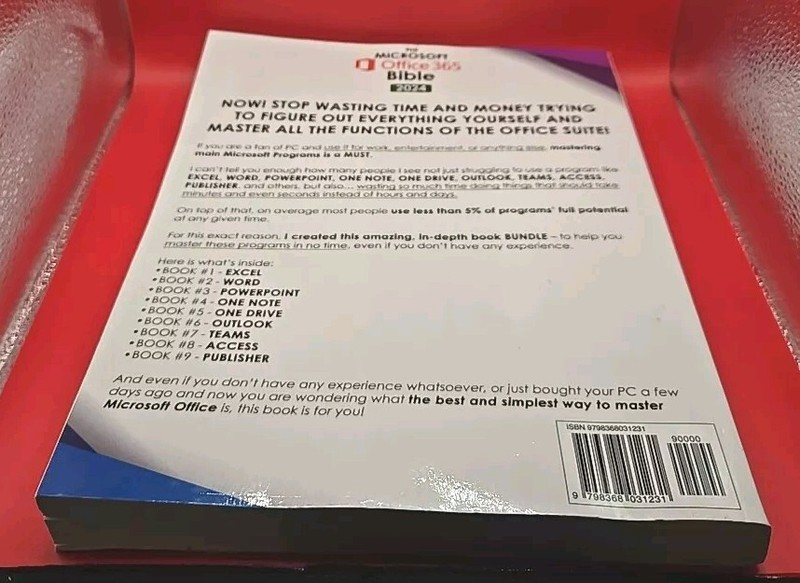 The Microsoft Office 365 Bible - 2024 - 9 Books in 1 New Oversized Paperback gallery