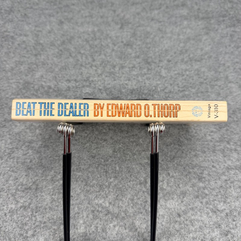 Beat the Dealer Edward O. Thorp 1966 Vintage Paperback Blackjack Strategy Book gallery