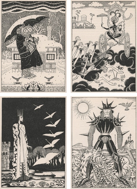 Kay Nielsen RED MAGIC fairy tales ART DECO 1st 1930 Art Nouveau ARABIAN NIGHTS gallery