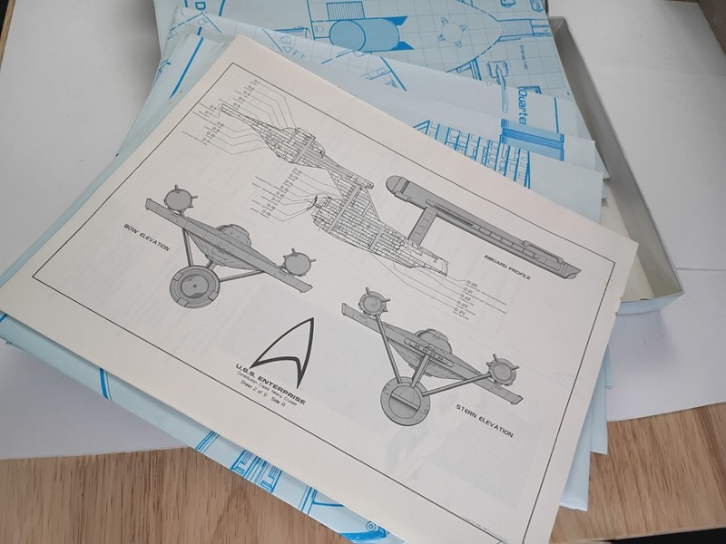 FASA Star Trek The Roleplaying Game USS ENTERPRISE 15MM Deck Plans RPG gallery