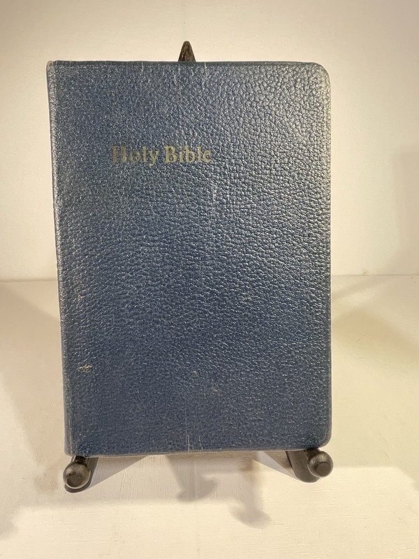 Holy Bible KJV Instituted 1816 NY Leather Bound Old And New Testament Bible