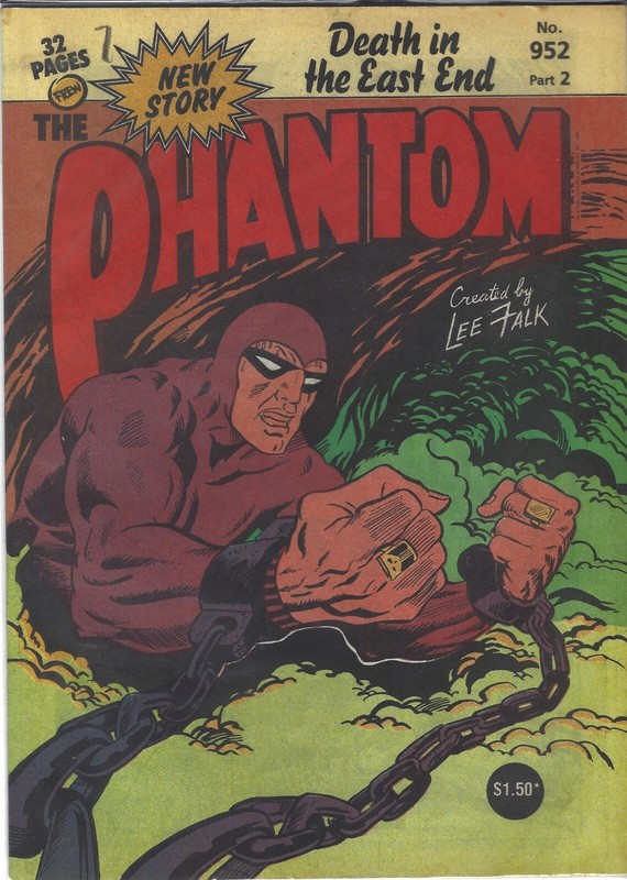 Frew Phantom Comic No 952, 32 pages, 1990 VGC