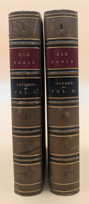 Old Paris 1878 2 Vol Set Catherine Charlotte Lady Jackson Fine Binding gallery