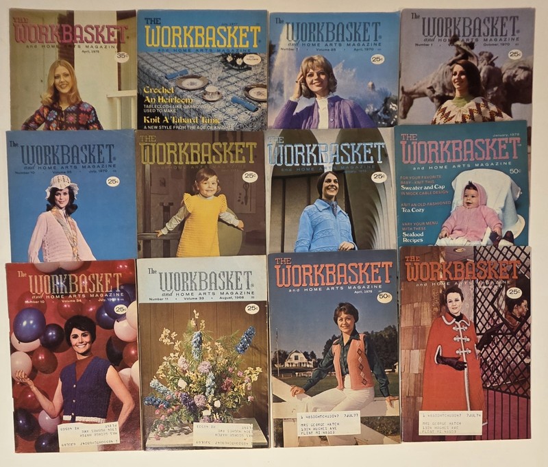 Lot 120 The Workbasket Illustrated Magazine From 1960's - 1970's Vintage Crochet gallery