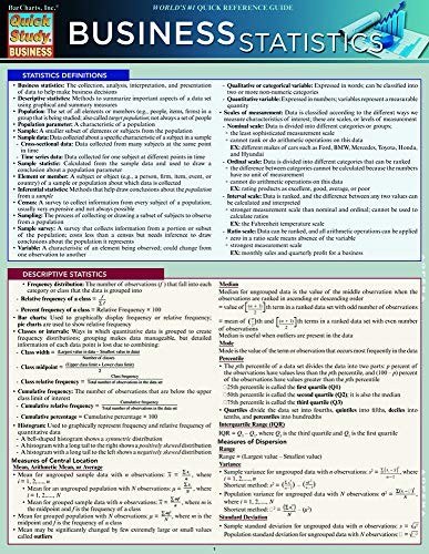 Business Statistics (Quick Study Busin…, Behara, Ravi