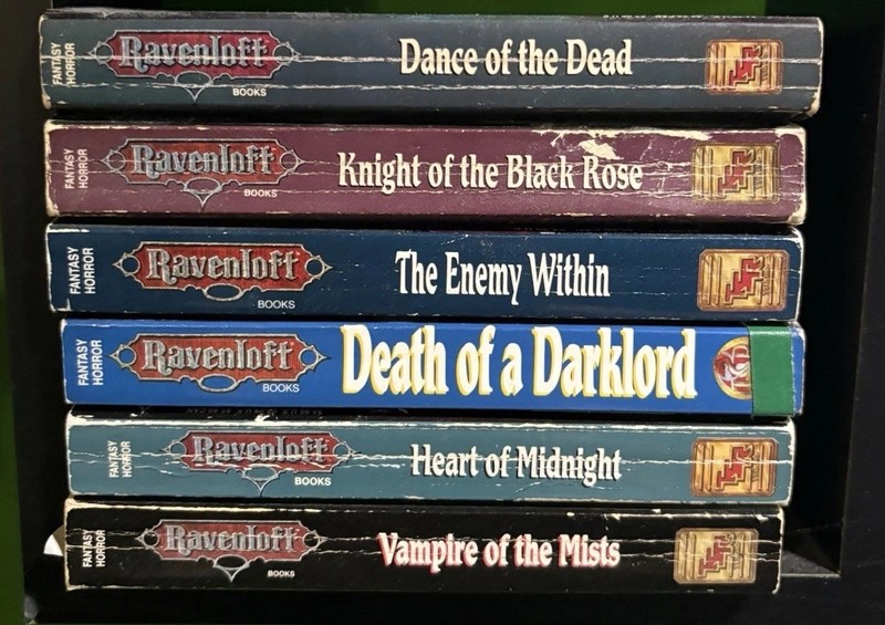 Ravenloft Books Dungeons And Dragons PB Lot Of 6 Vampire Knight Darklord Dead