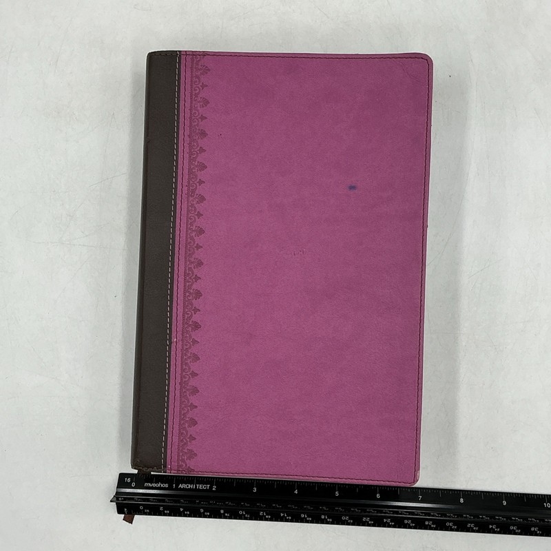 Zondervan NIV First Century Study Bible Dobson Italian Duo Tone Chocolate Orchid gallery