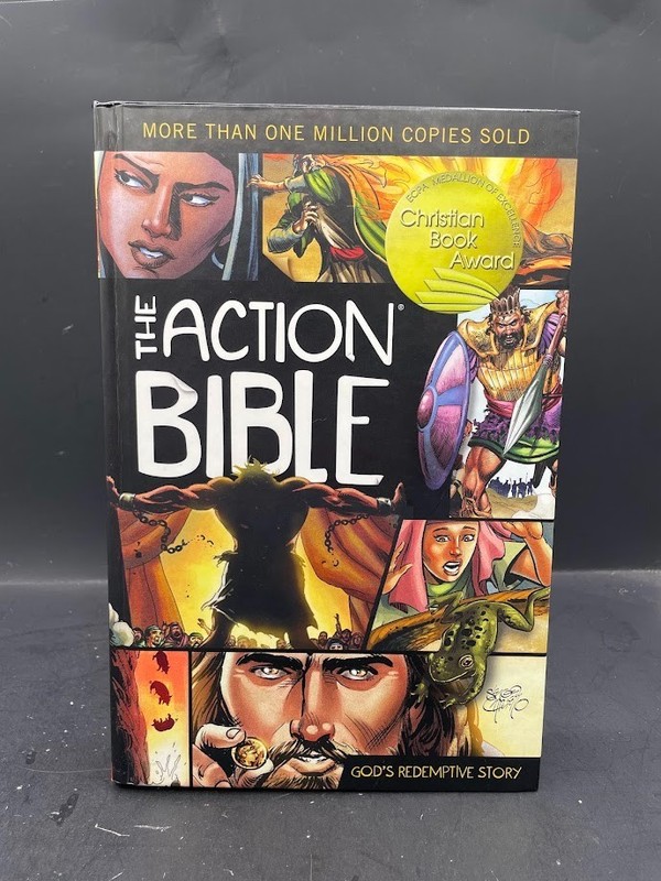 Action Bible Gods Redemptive Story Graphic Novel Hardcover Comic Book Stories
