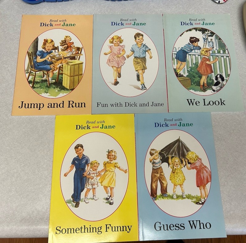 Read with Dick and Jane – LOT OF 5 -Dick & Jane Readers