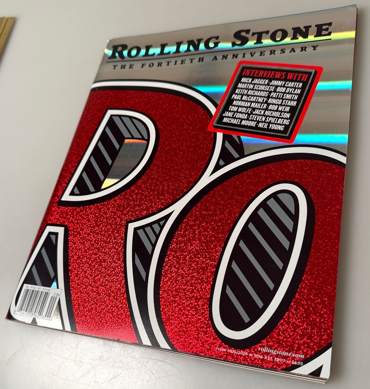 2 Rolling Stone Magazine ~ 40th Anniversary NO LABELS Perfect in Poly 1025 1030 gallery