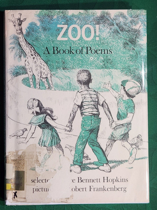 ZOO! by Lee Bennett Hopkins 1971 hcdj ~ FIRST EDITION 1st ~ Scarce Collectible