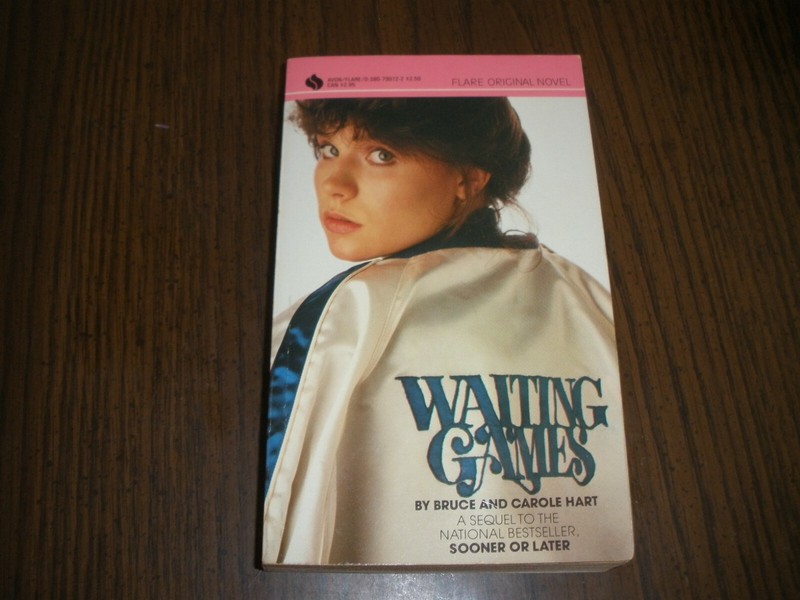 WAITING GAMES BY CAROLE HART 1981 1ST PRINTING FLARE ORIGINAL NOVEL (B19)