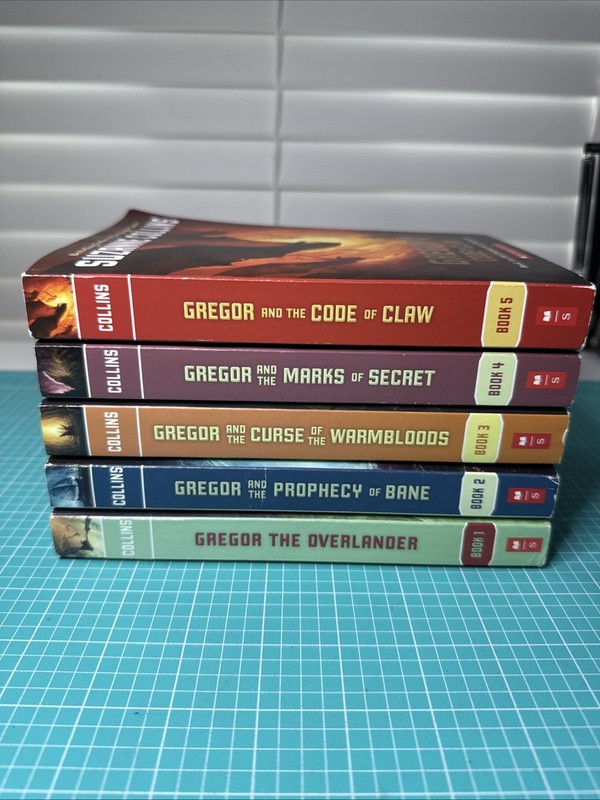 The Underland Chronicles Complete Series 1-5 PB Lot Set Suzanne Collins Gregor gallery