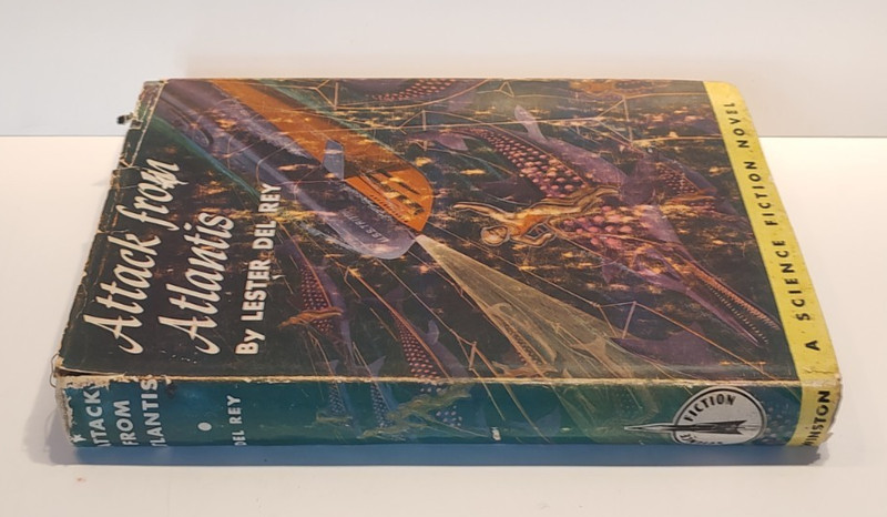 Attack from Atlantis by Lester Del Rey 1953 Winston 1st Edition Kenneth Fagg gallery