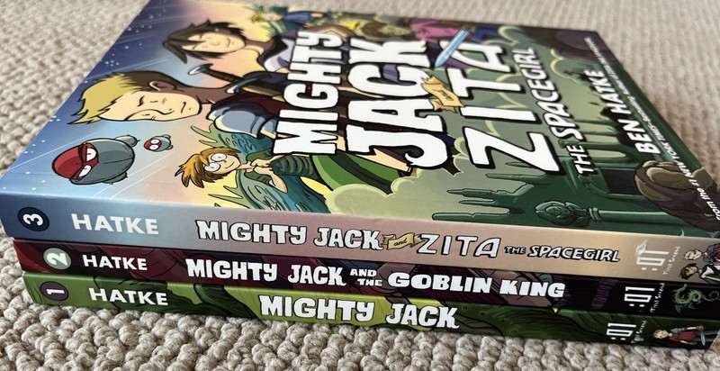 Ben Hatke Mighty Jack Series Book Paperback Lot 1 2 3