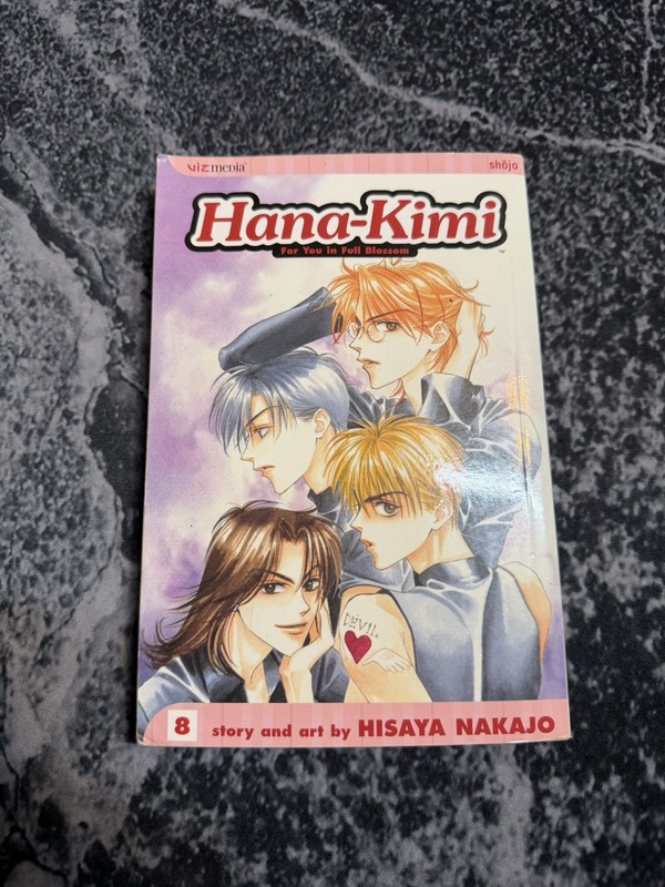 Hana-Kimi For You In Full Blossom – Vol. 8 Paperback Hisaya Nakajo Manga