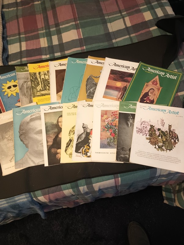 American Artist Magazine Lot of 16 Issues 1961-1963
