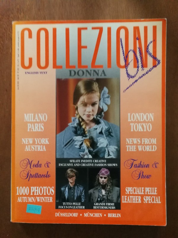 Vintage Collezioni Bis Donna Autumn Winter 1992-1993 Fashion Cloths Catalog #29