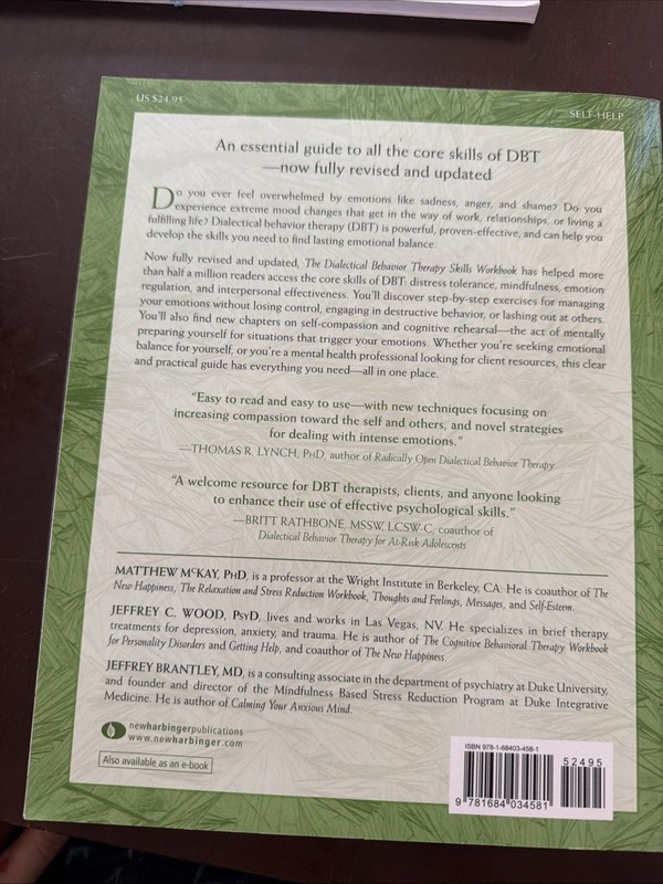 Dialectical Behavior Therapy Skills Workbook : Practical DBT Exercises for... gallery