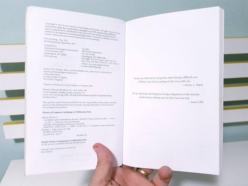 Acceptance and Commitment Therapy! 2012 PB Book by Steven C. Hayes gallery