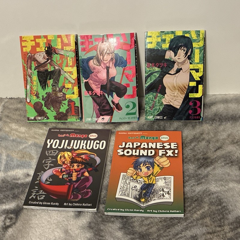 Lot of Chainsaw Man Volume 1-3 Manga University Shonen Jump Viz Media Books JP